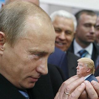 One of my favorites of the Tiny Trump memes. He's almost cute. Image found on copysta.